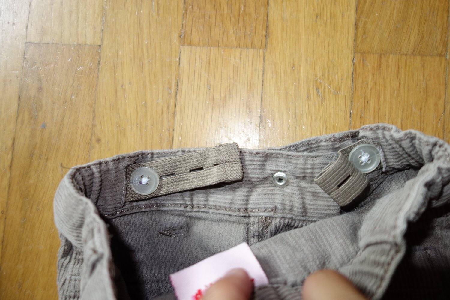 Cordhose impidimpi 92 beige 100% Baumwolle uni