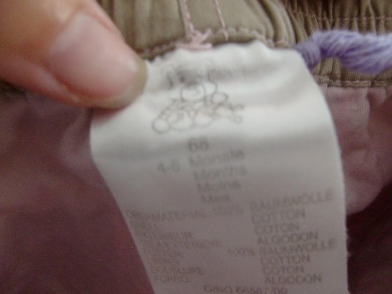 3/4 Hose sandfarben 68