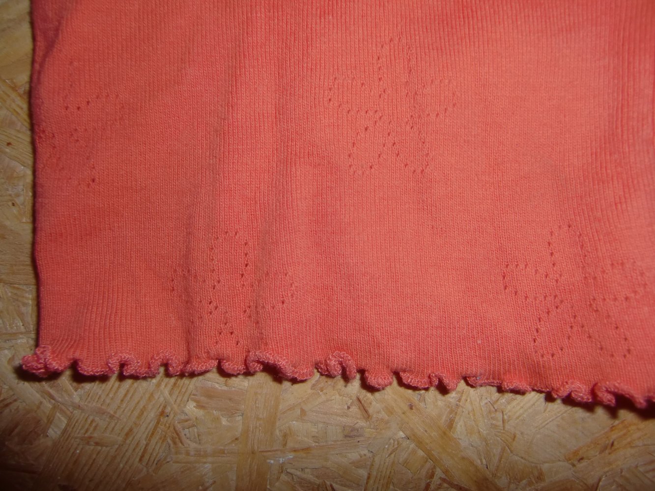 Jäckchen lochmuster pink 92 schick uni 100% Baumwolle