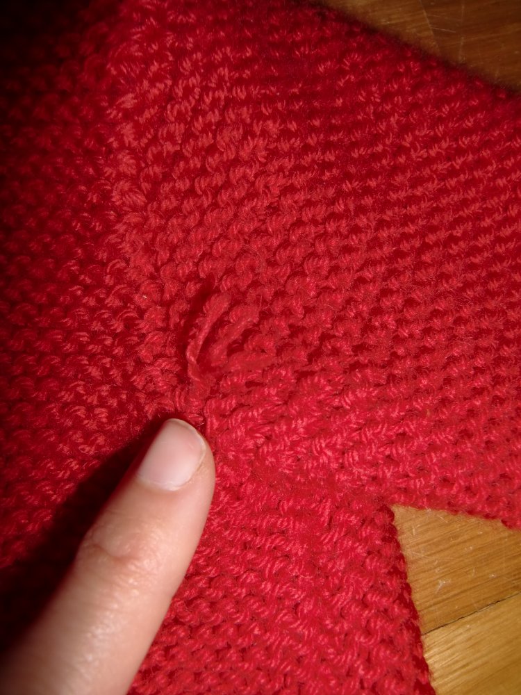 Strickjacke Tracht St. Peter Trachten rot schwarz 86