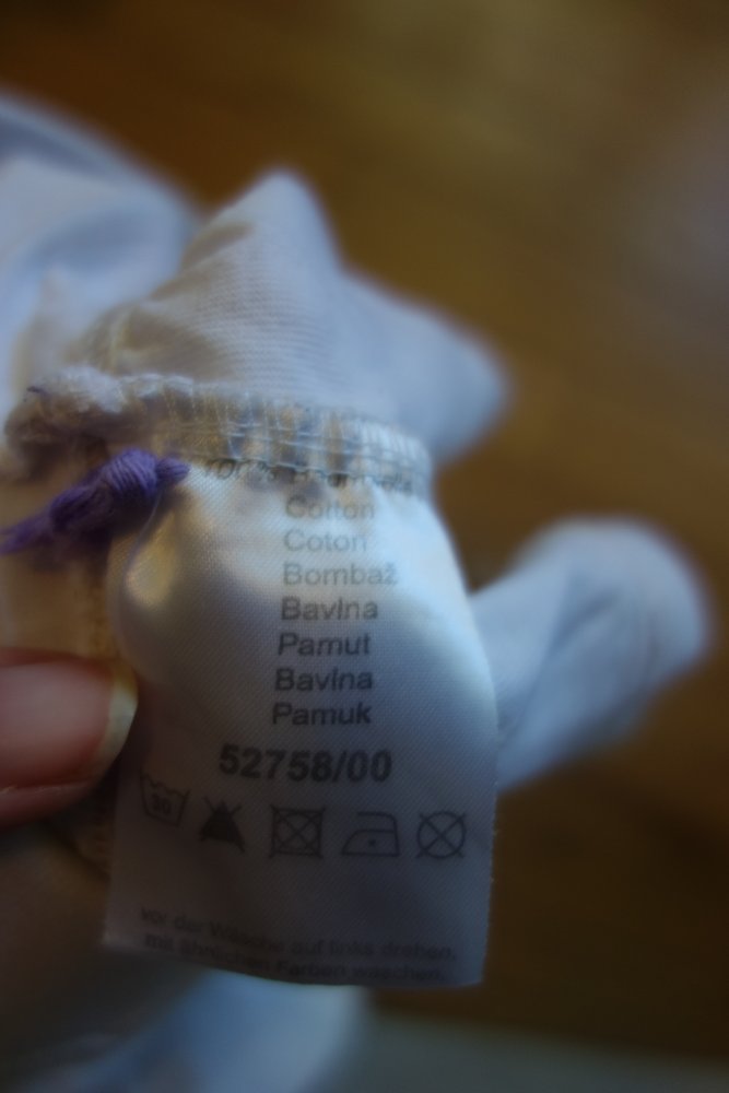 Rock weiß kik 92/98 uni 100% Baumwolle