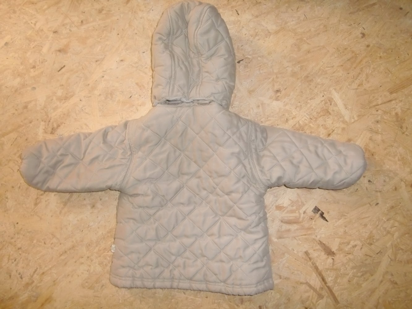 Jacke beige Kanz 86 neutral Steppjacke Übergang unisex