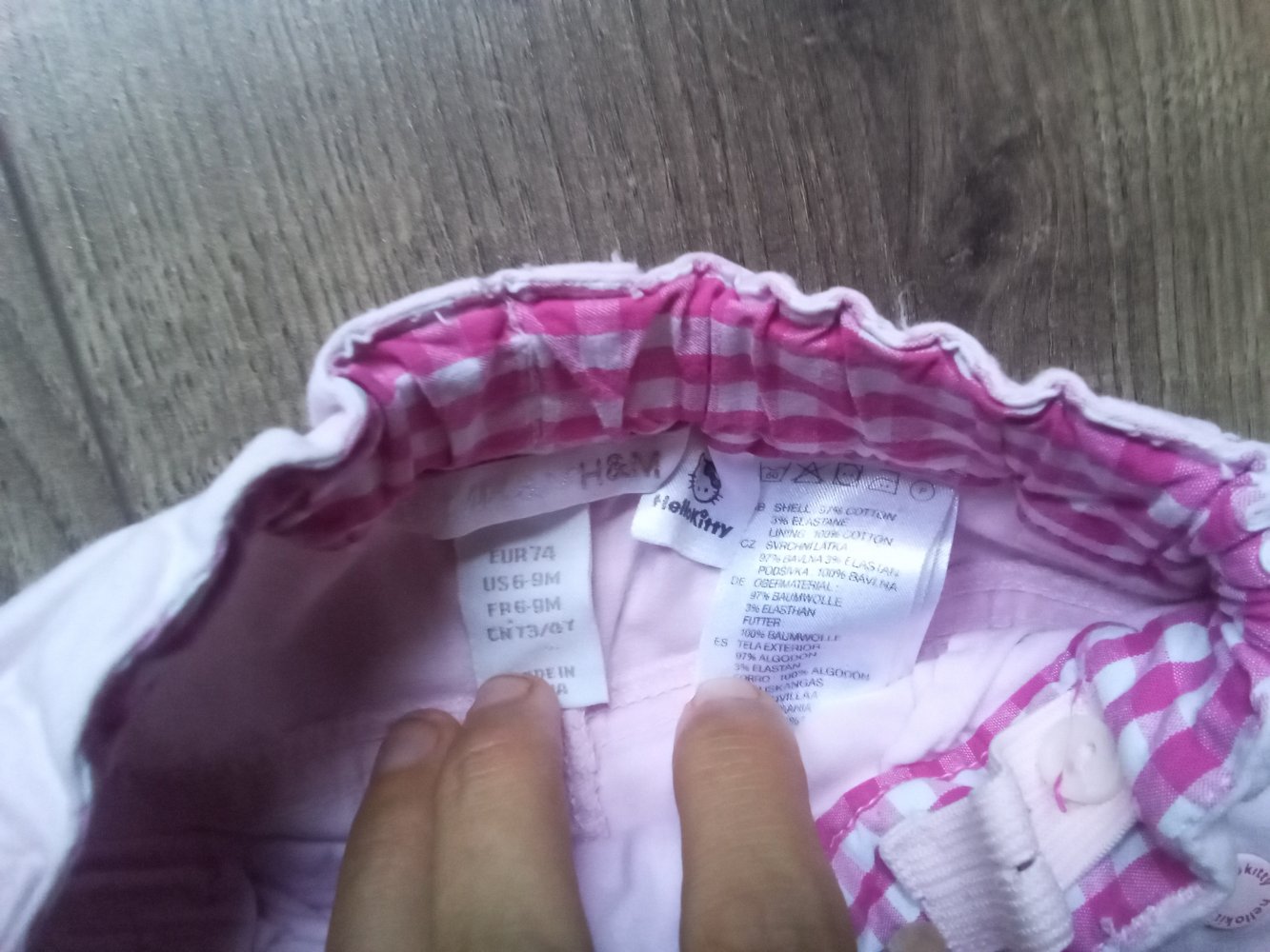 Hose rosa 74 H&M Hello kitty