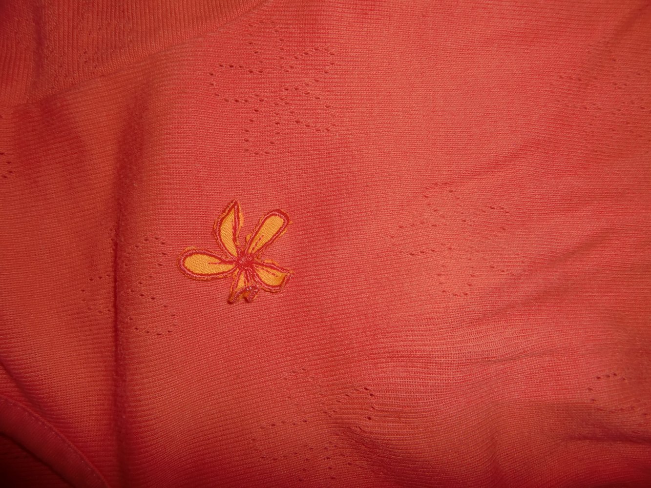 Jäckchen lochmuster pink 92 schick uni 100% Baumwolle