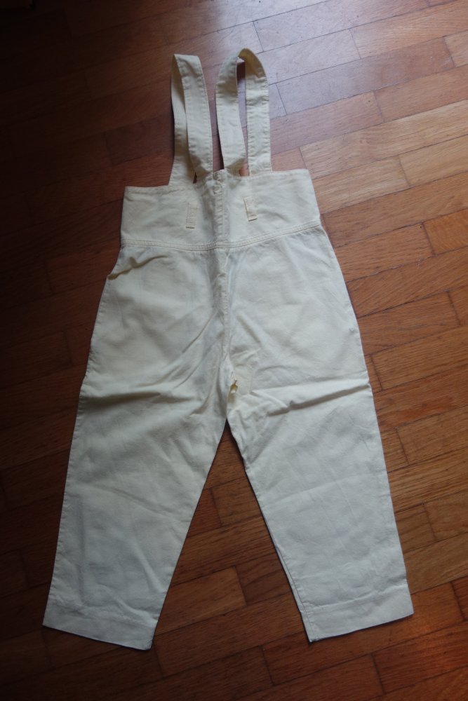 dünne Latzhose pastell gelb absorba 4 Jahre 102cm 100% Baumwolle uni