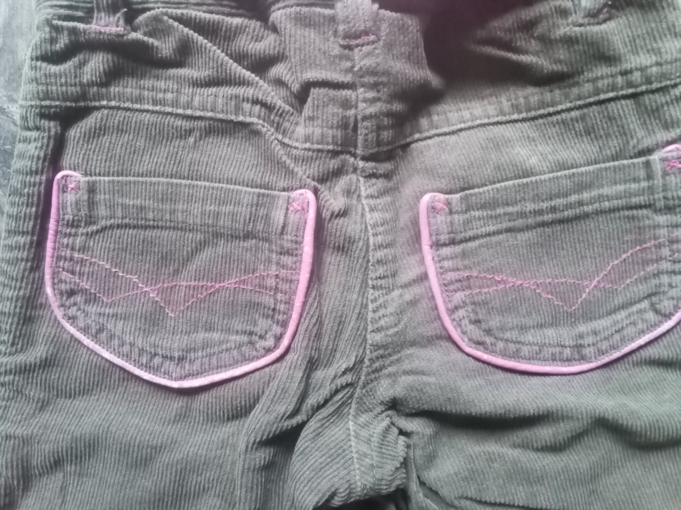 Cordhose braun gefüttert topolino 74 100% Baumwolle