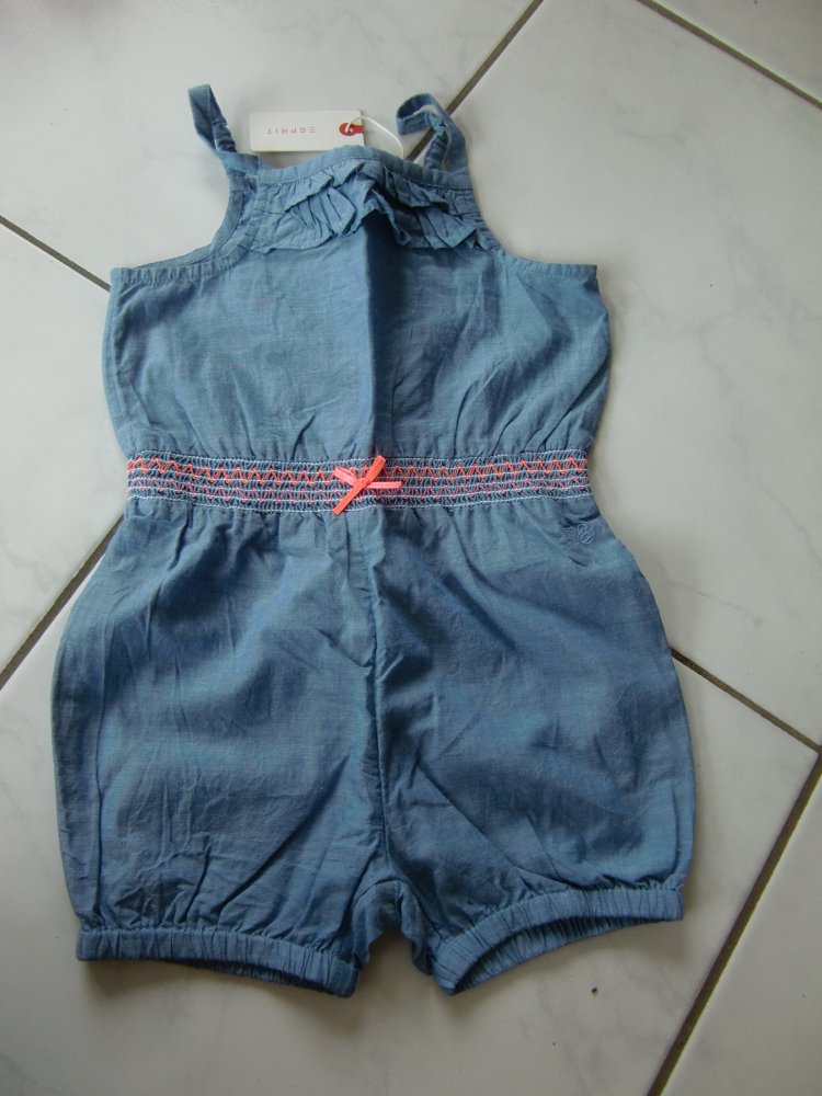 Jumpsuit esprit neu mit Etikett 74 hellblau 100% Baumwolle