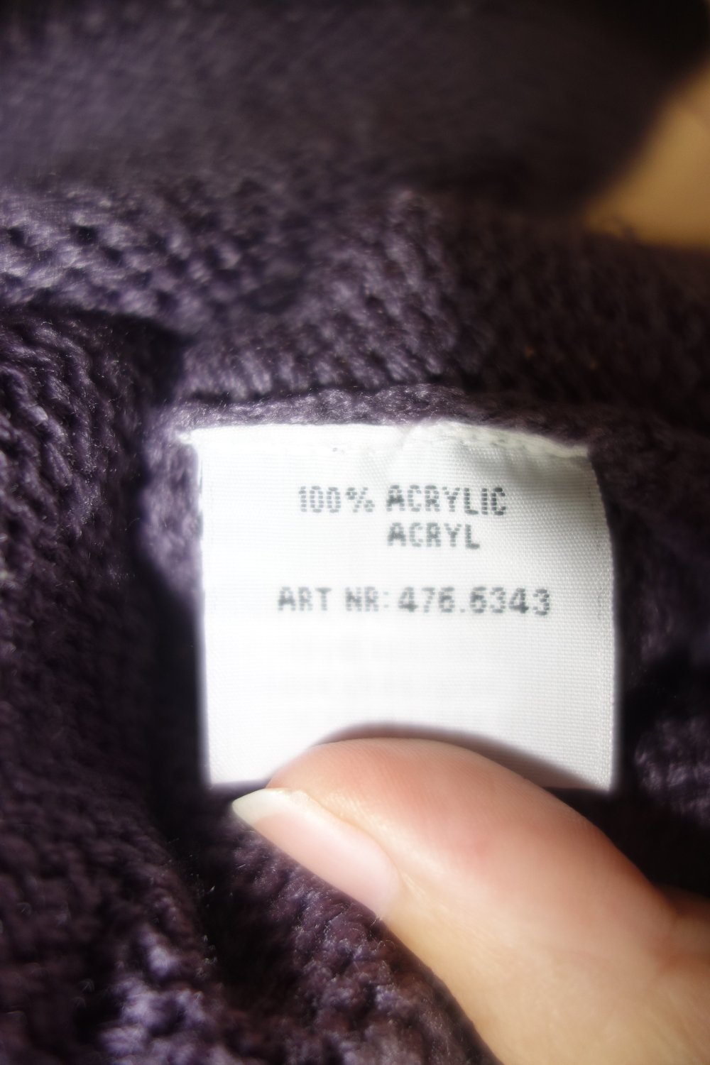 Poncho lila strick Hans flieder Blumen 110/116