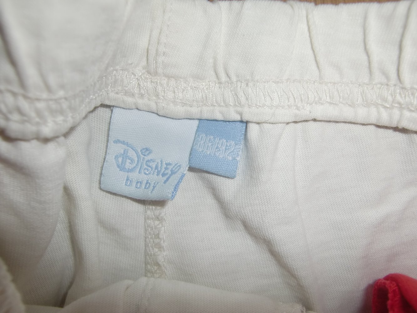 kurze Hose Shorts Disney baby 86/92 weiß rot Mickey