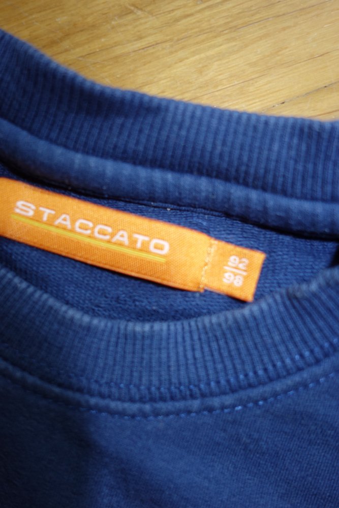 Pullover Staccato dunkelblau Fahrrad 92 98 summer trip