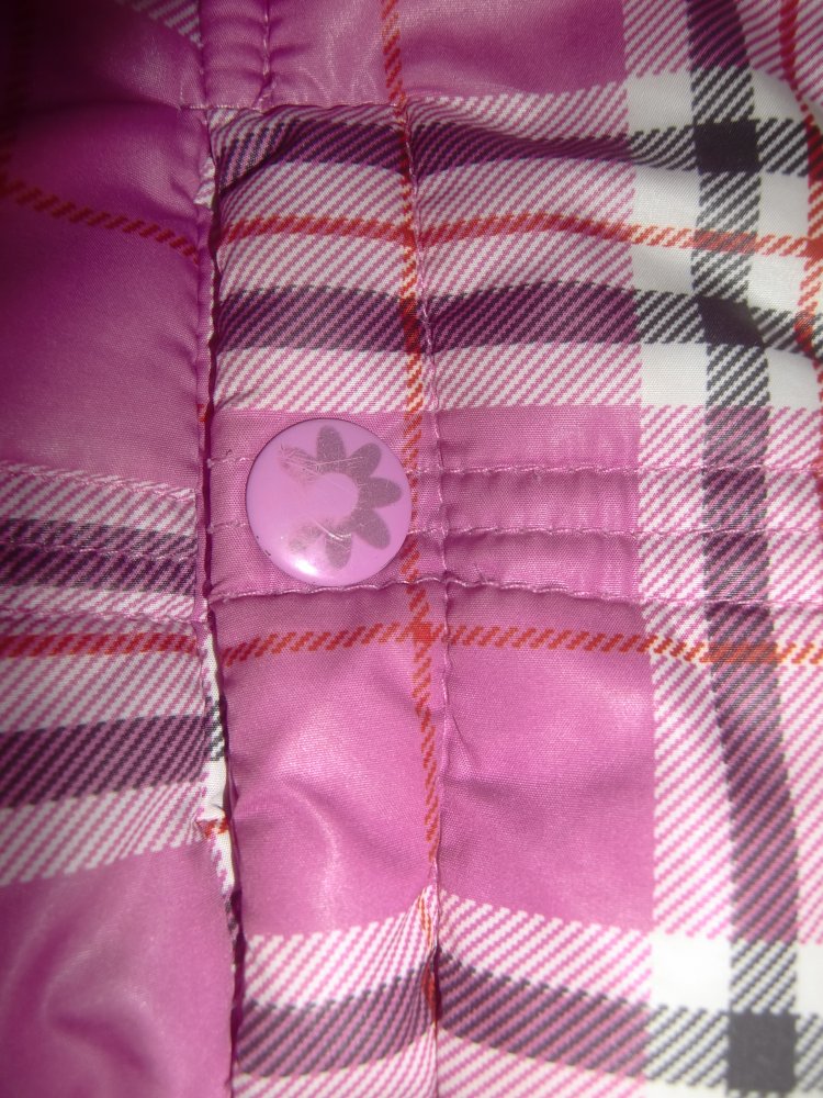 Weste pink kariert lupilu 86/92 outdoor Übergang