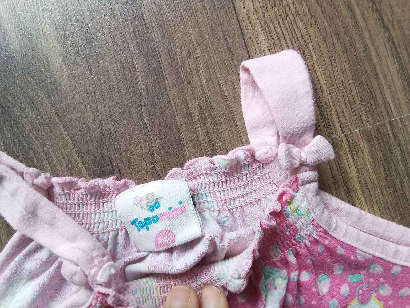 Jumpsuit pink 86 topomini Einteiler cupcakes