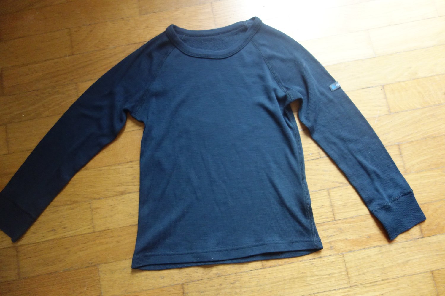 Langes Unterhemd odlo dunkelblau uni unisex 