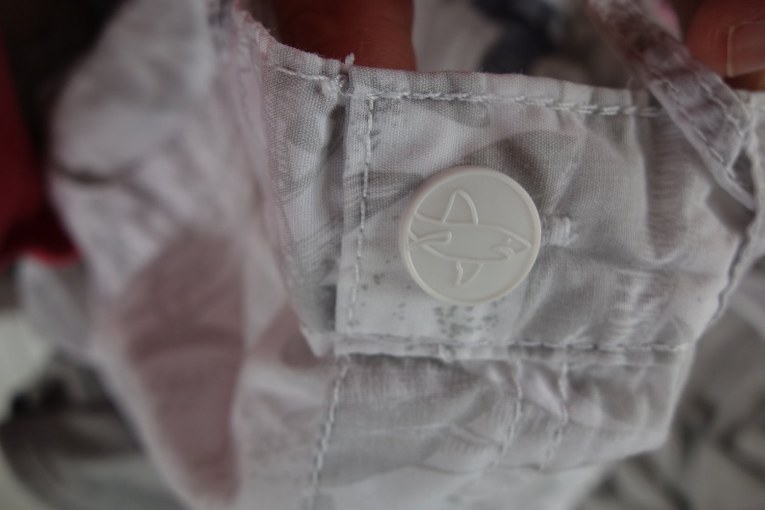 Caprihose weiß 104 H&M Haie grau