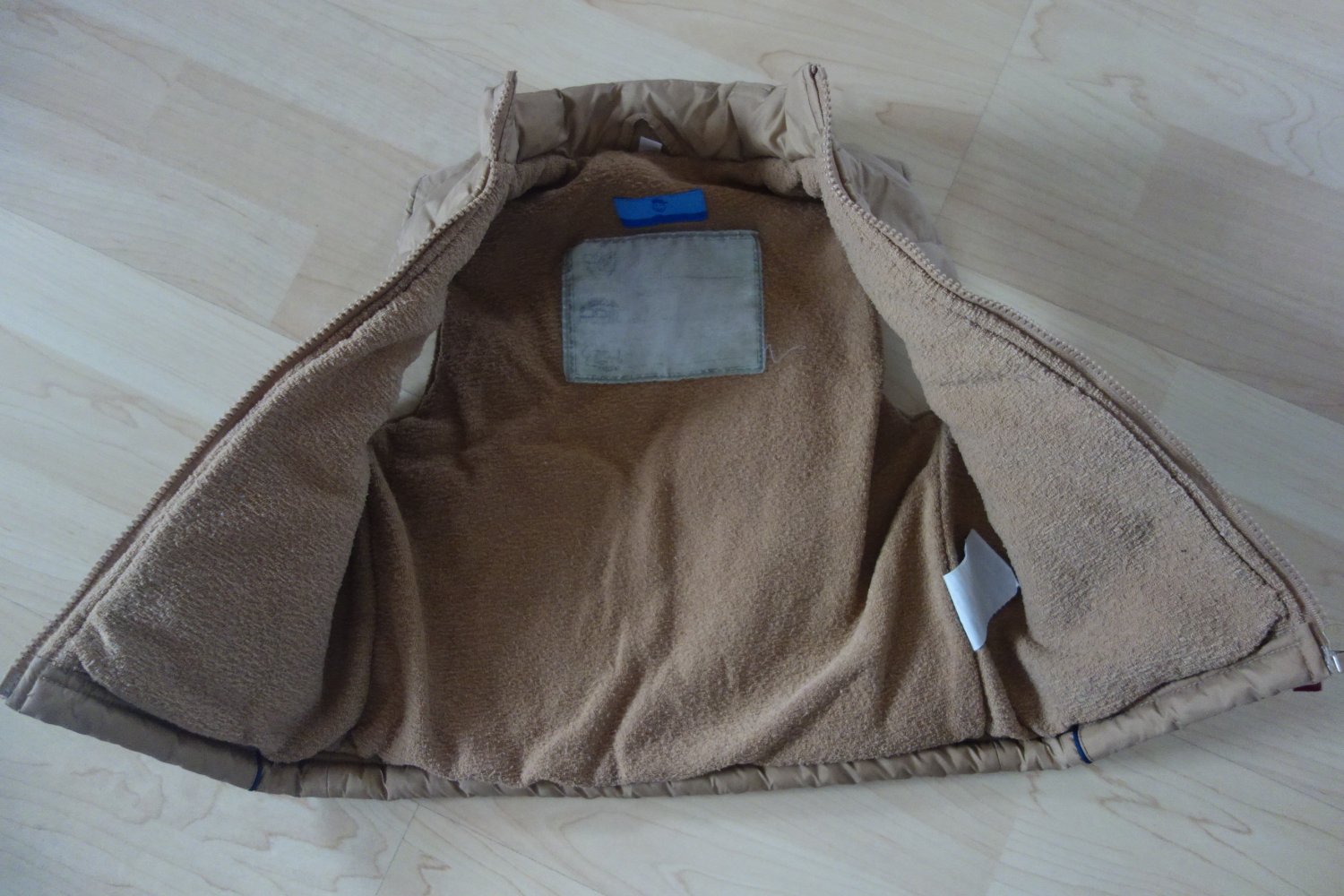 Weste braun 92 Elch Steppweste Übergang