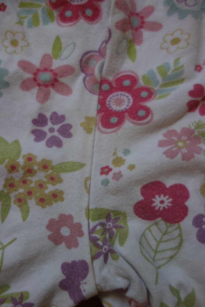 Shorts geblümt babyclub 92 kurze Hose weiß bunt