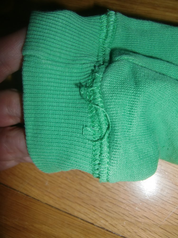 Sweatjacke H&M grün 86 handmade Marienkäfer upcycling