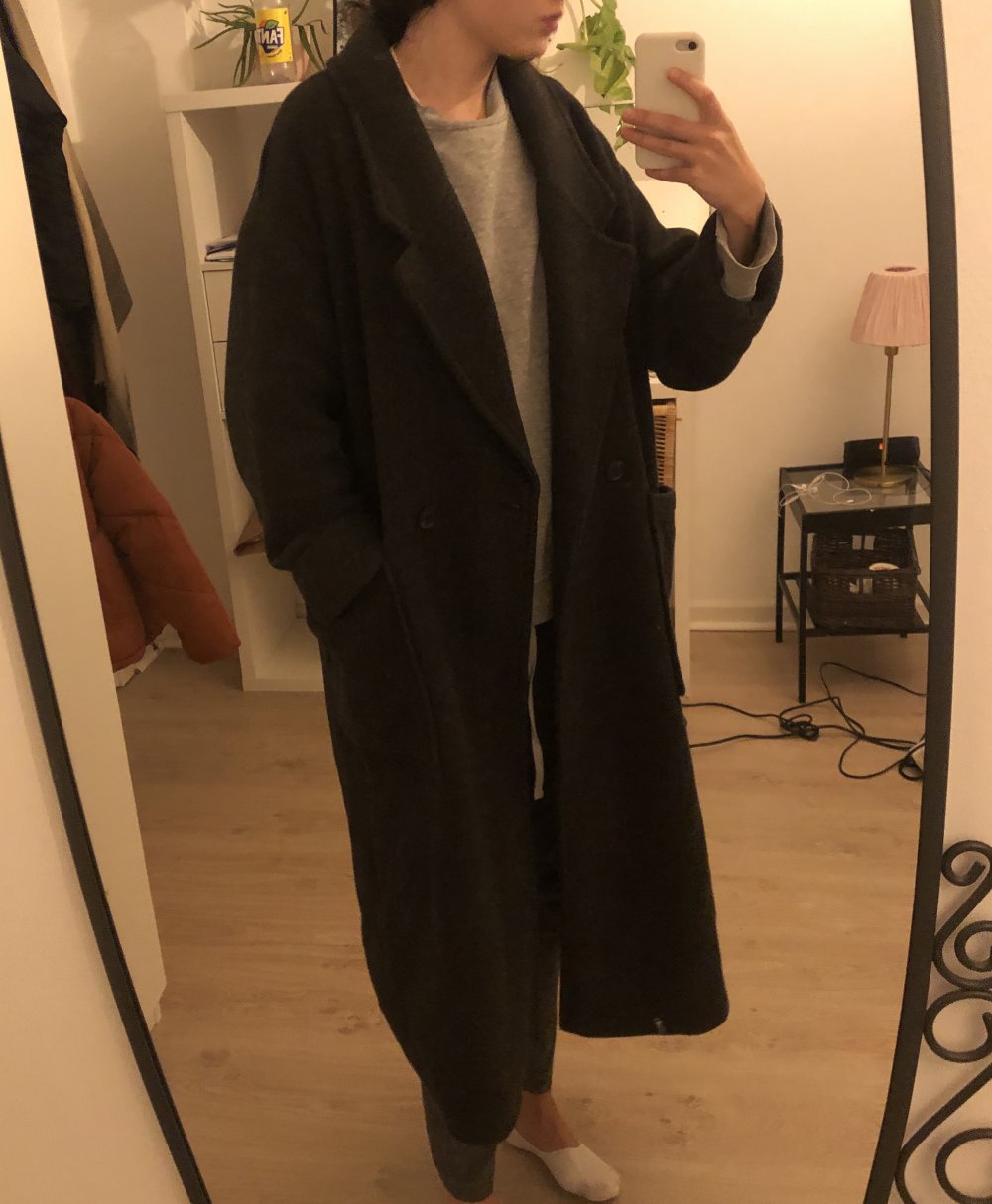 oversized mantel zara