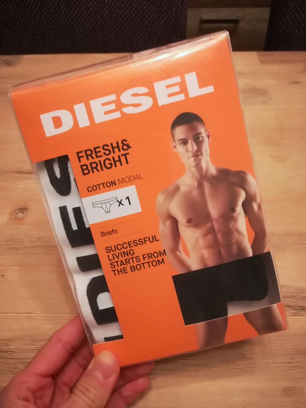 DIESEL Fresh & Bright Slip Unterhose Slips Herren Boxershort NEU OVP Briefs Brief schwarz