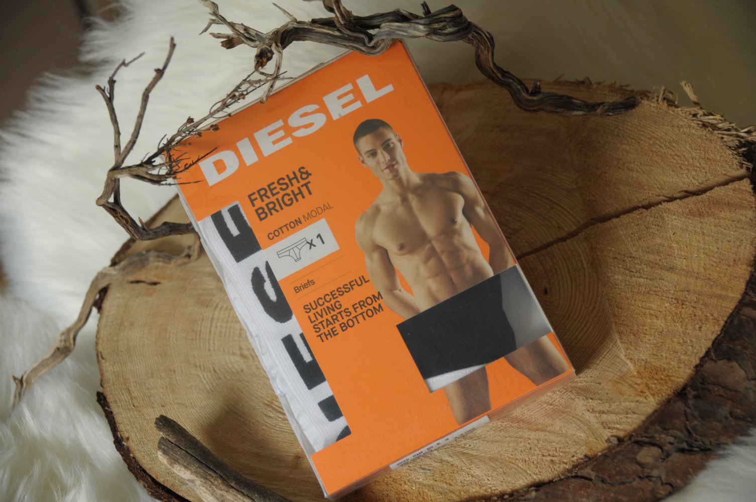 DIESEL Fresh & Bright Slip Unterhose Slips Herren Boxershort NEU OVP Briefs Brief schwarz