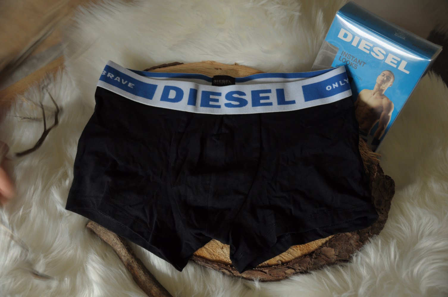 DIESEL Boxershort Unterhose Short Trunks Gr. S schwarz Unterhose Unterwäsche 
