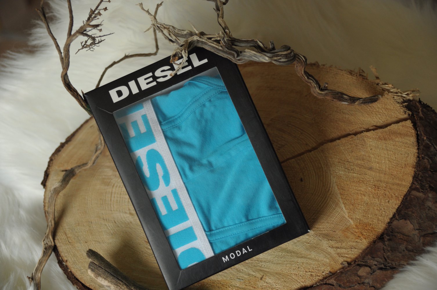 Diesel Slip Briefs Brief Herren Größe L hellblau NEU OVP