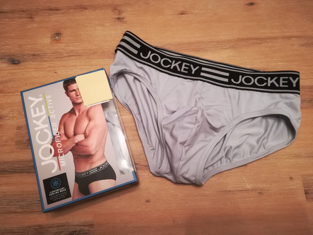 Herren Jockey Slip grau NEU OVP unbenutzt Gr. S Microfibre Active Brief Unterhose Short