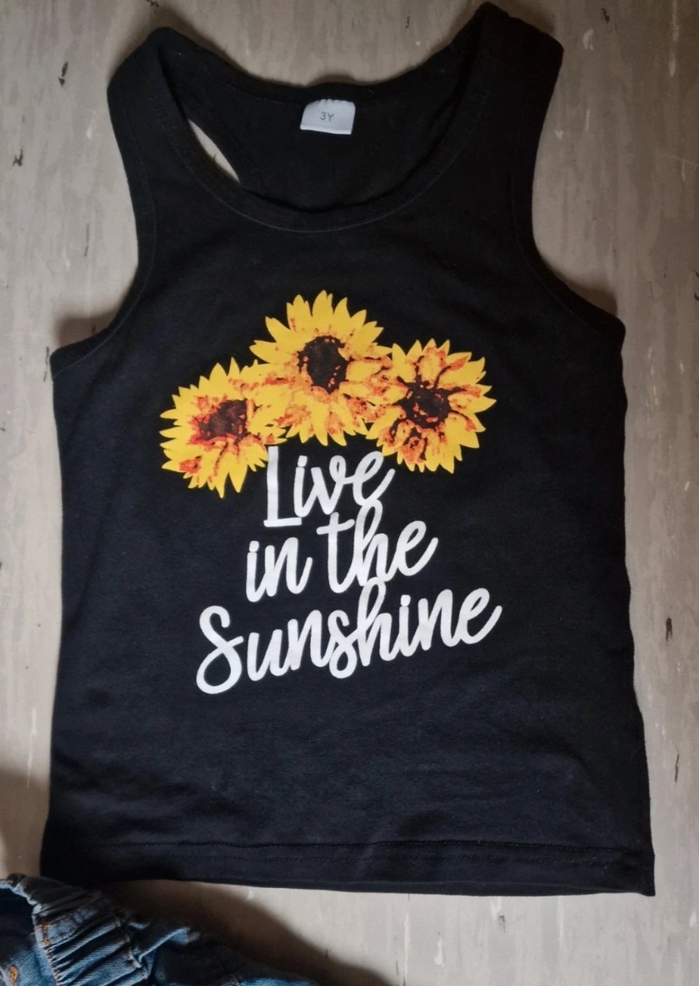 Süßes Sommer Set Top + kurze Hose Gr.98, Sonnenblumen 