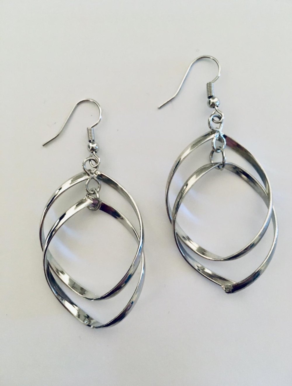 Ohrhänger , Silber farben