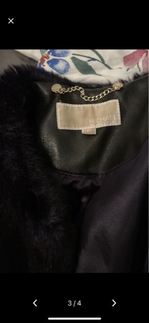 Michael Kors Faux Fur Mantel