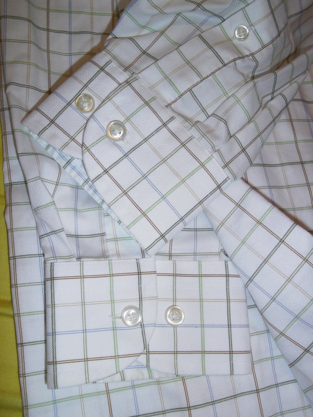 Varus&Sons weiß feines Oberkaro in Gr.XL 43-44cm Kragenweite