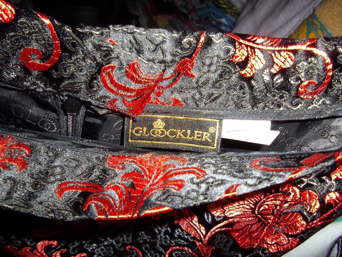 Harald Glööckler Brokat Glanzsatin Rock in Gr.46 neu