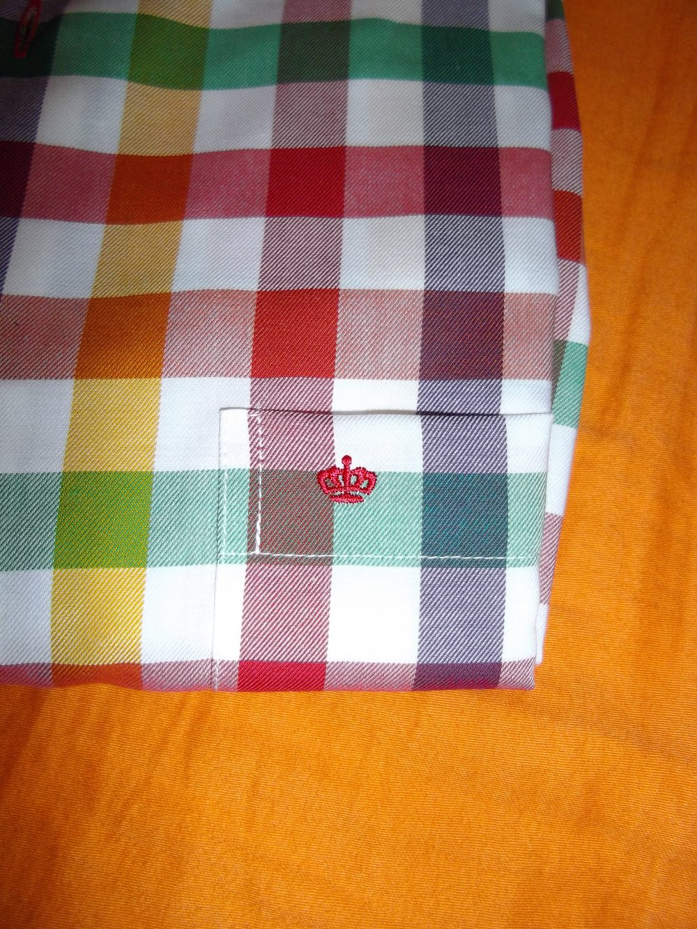 Seidensticker Splendesto buntes Karo Hemd Gr.L  42cm Kragenweite NEU