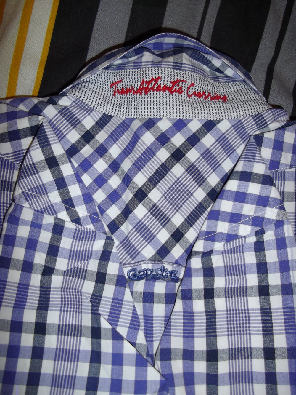 Gaastra Sailing Regatta Karo Hemd lila weiß marine in Gr.L 