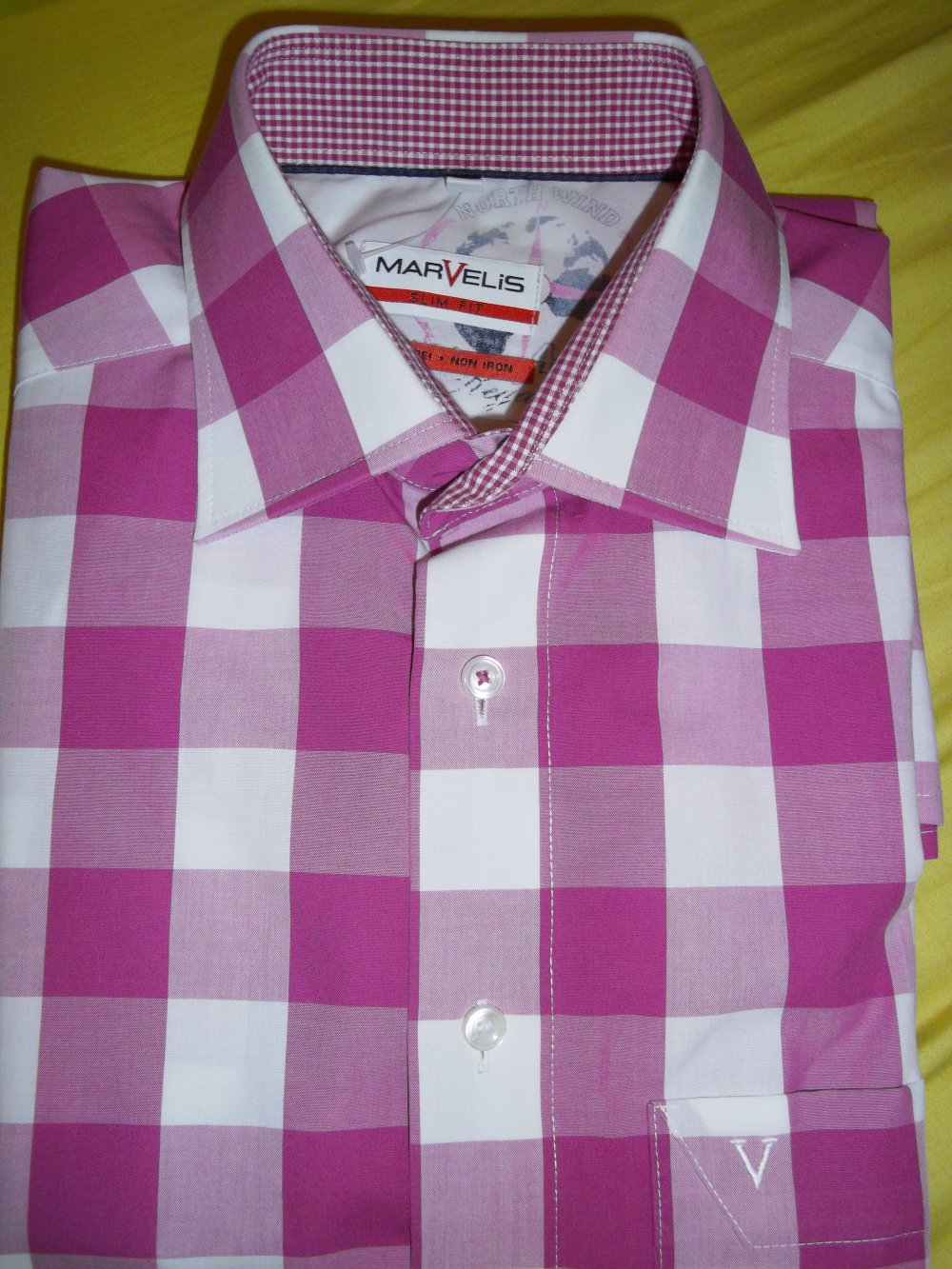 Olymp Hemd pink weiß wie neu