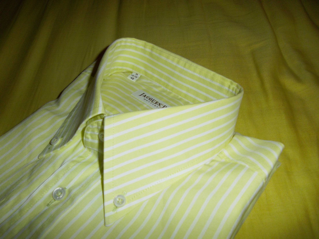 Jacques Britt Mastershirts mintgrün weiß gestreift Gr.M 40cm Kragenweite