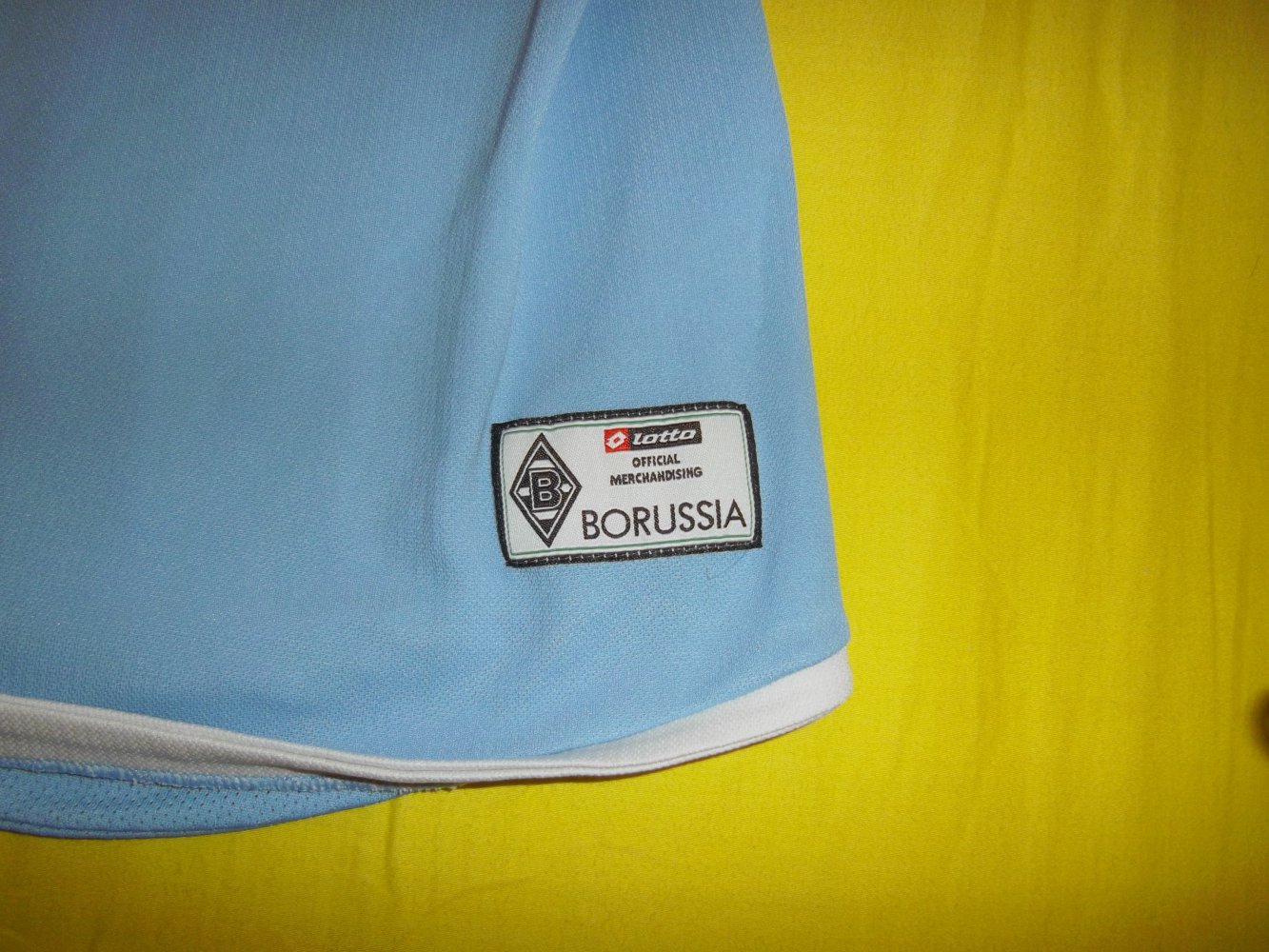 Lotto VFL 1900 Borussia Torwart Trikot Oberteil hellblau mit Werbung Gr.XL