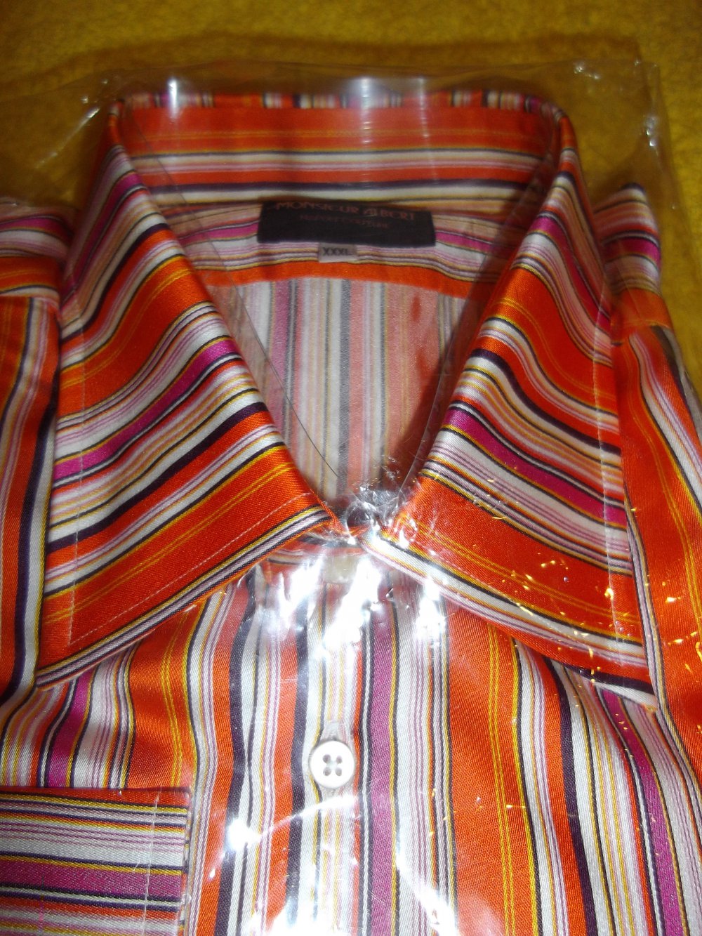 Monsieur Albert Napoli Couture Italy Hemd in Gr.3XL neu Verpackt