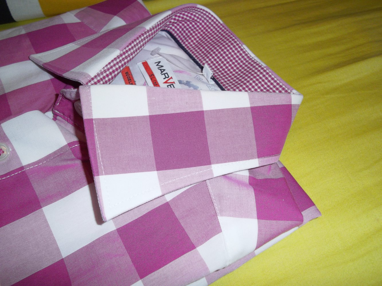 Olymp Hemd pink weiß wie neu