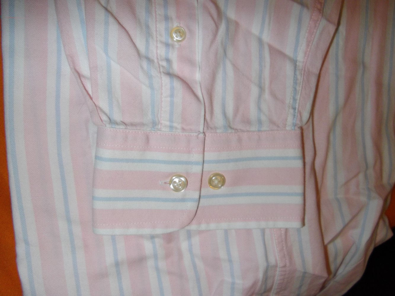 Tommy Hilfiger College Hemd rosa blau weiß gestreift in Gr.XL