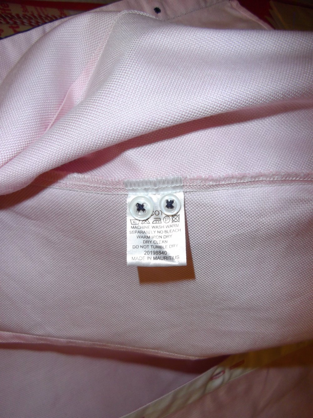 Thomas & Benno femme Kontrastkragen Sport Bluse rosa weiß marine Gr.38