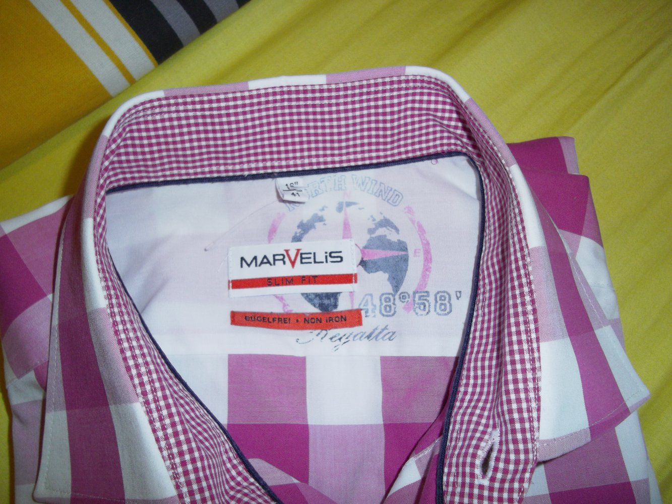 Olymp Hemd pink weiß wie neu