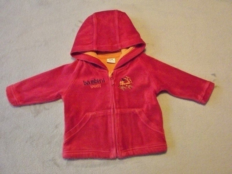Sehr schöne rote Jacke Gr. 62/68 
