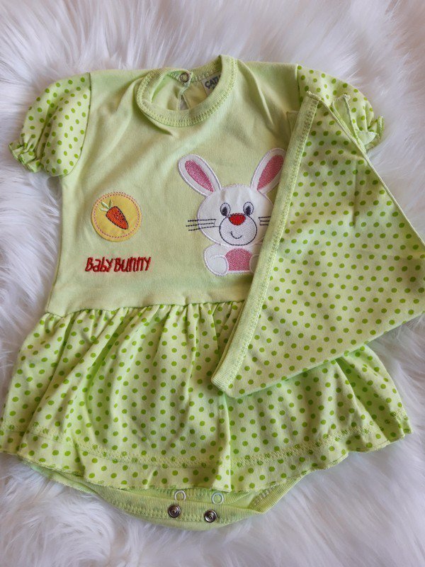 Sehr süßes Set, Body- Kleid mit Tuch 