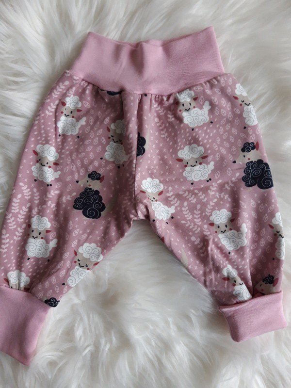 Süßes gefüttertes Pumphosen- Set Gr. 62- 68 