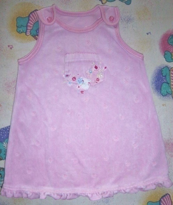 Super süßes rosa Kleidchen von George Gr. 56- 62 