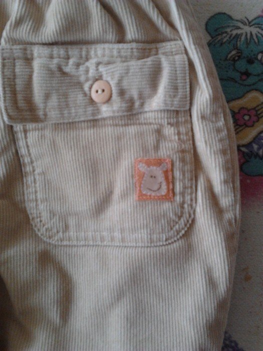 Warm gefütterte Cordhose Gr. 68