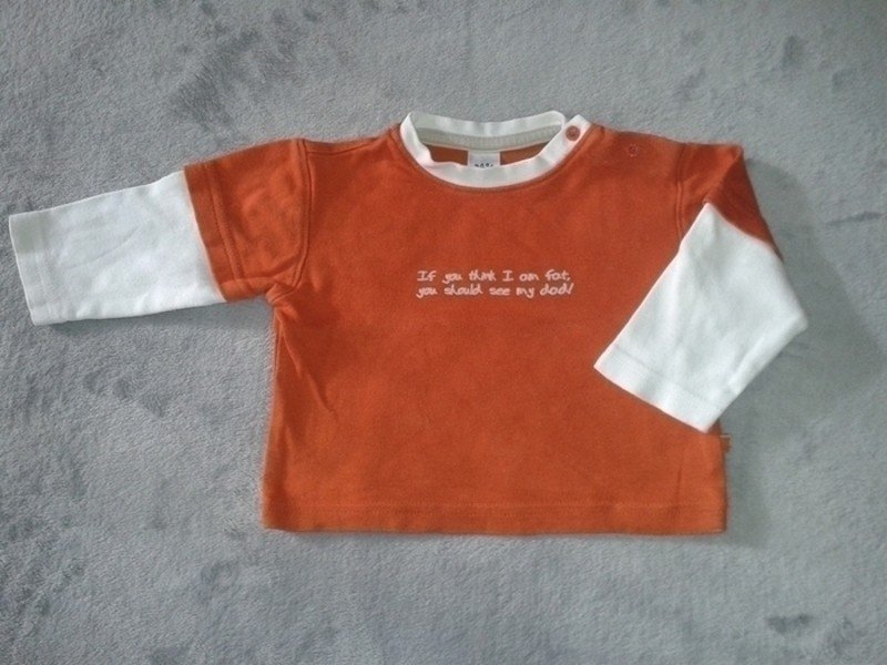 Süßes 2-in-1 Shirt Gr. 68 