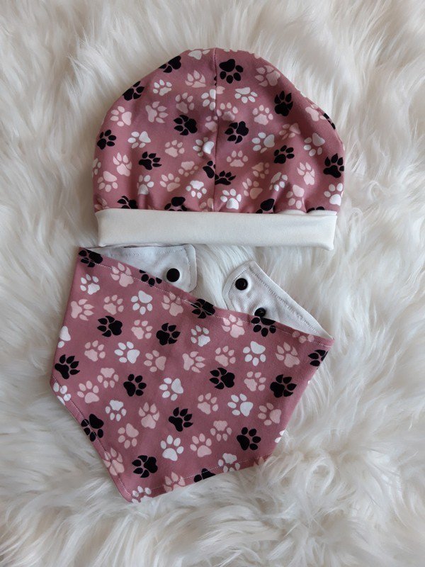 Schönes Set Pumphose, Mütze und Tuch 