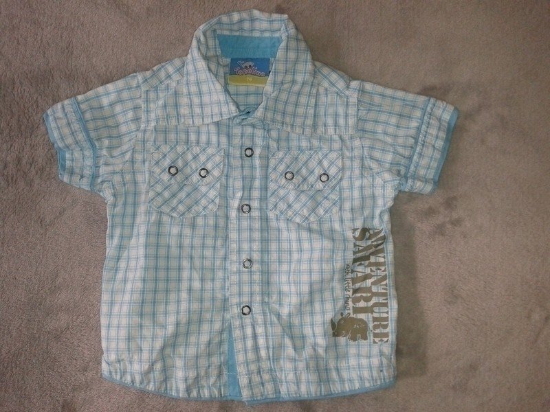 Sehr süßes kariertes Hemd Gr.74 